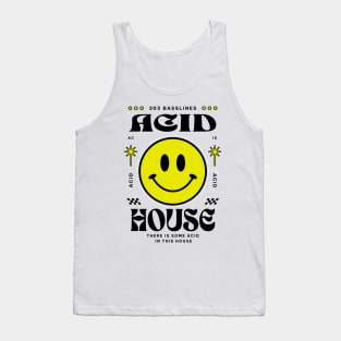 ACID HOUSE  - ACID In The House (Black) Tank Top